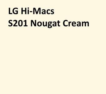 Акриловый камень LG Hi-Macs S201 Nougat Cream